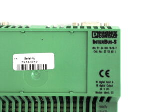 Phoenix Contact 2753601 IBS RT 24 DIO 16/16-T Buskoppler – OVP/unused –