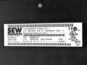 SEW MDS60A0110-5A3-4-0T  Frequenzumformer – unused –