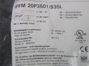 Baumer IFFM 20P3501/S35L Induktive Näherungsschalter -OVP/unused-