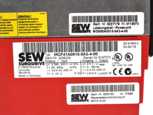 SEW MCF41A0015-5A3-4-00 + MDX60A0015-5A3-4-00 Movidrive Umrichter – OVP/unused –
