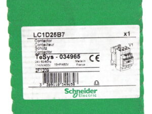 Schneider Electric LC1D25B7 TeSys 034965 Leistungsschütz – OVP/unused –