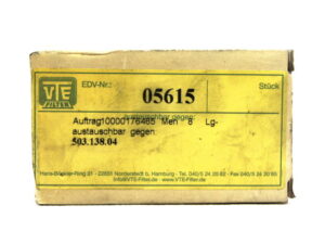 VTE Filter EDV-Nr. 05615 Men 8 Rundfilterpatrone – OVP/unused –
