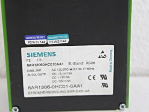 Siemens SMP-E431-A6  6AR1306-0HC01-0AA1 STROMVERSORGUNGS-BAUGRUPPE -unused-