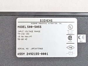 Siemens Industrial Model 500-5055 – used-
