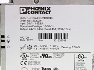 Phoenix Contact QUINT-UPS/24DC/24DC/40 2320241 Stromversorgung -used-
