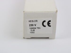HEDLER 1000W / 75h Leuchtmittel ovp/unused
