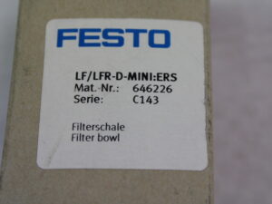 FESTO LF-LFR-D-MINI:ERS 646226 Filterschale  -unused-