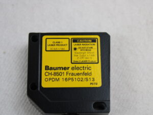 Baumer electric OPDM 16P5102/S13 Laser Sensor -used-