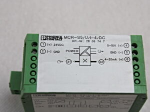 PHOENIX CONTACT MCR-S5/U/I-4/DC Strommessumformer  -used-