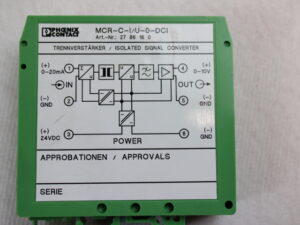 Phoenix contact MCR-C-I/U-0-DCI 2786160 Trennverstärker -unused-