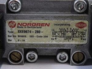 NORGREN SXE9674-Z60 Magnetventil -used-