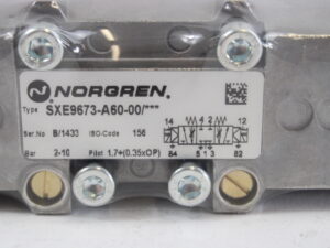 NORGREN SXE9673-A60-00 Magnetventil -unused-