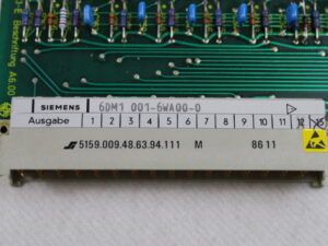 Siemens 6DM1 001-6WA00-0 Regelsystem -used-