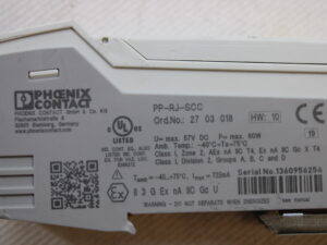 Phoenix contact PP-RJ-SCC 27 03 018 Patch Panel -used-
