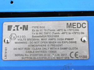 Eaton MEDC BGE EM-Evacuation Warning System -used-