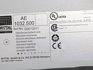 RITTAL AE 1032.500 Schaltschrank + ABITRON K950076.A -used-