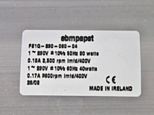 ebmpapst FE1Q-230-060-04 Radialventilator mit Motor -used-