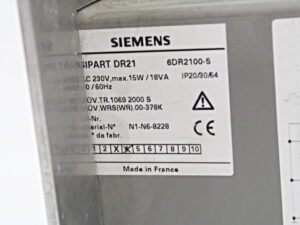 SIEMENS SIPART DR21 Dampfdruckregler 6DR2100-5 -used-