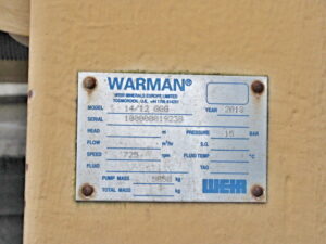 Warman 14/12/GGG Schlammpumpe -used-
