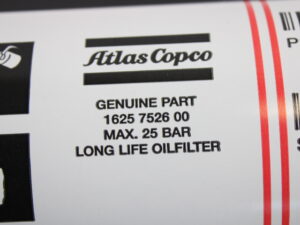 Atlas copco  oil filter 1625752600 -unused-