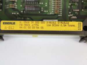 EBERLE A-812 A-Modul 16A DC24V Transistor -used-