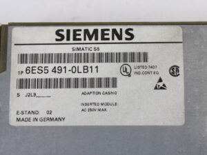 SIEMENS SIMATIC S5 6ES5491-0LB11 Adaption Capsule -used-