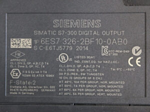 Siemens 6ES7326-2BF10-0AB0 Simatic S7-300 E: 02 -used-