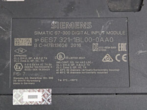 SIEMENS 6ES7321-1BL00-0AA0 SIMATIC S7-300 – FS:7 -used-
