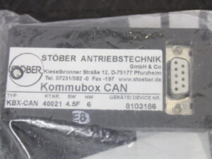 STÖBER ANTRIEBSTECHNIK KOMMUBOX  KBX-CAN 40021  8103186 -unused-