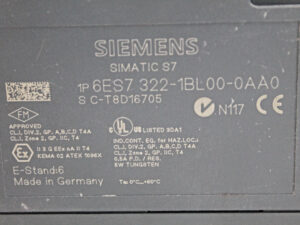 Siemens 6ES7322-1BL00-0AA0 Simatic S7-300 E 06 -used-