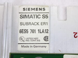 SIEMENS SIMATIC S5 SUBRACK 6ES5701-1LA12 -used-