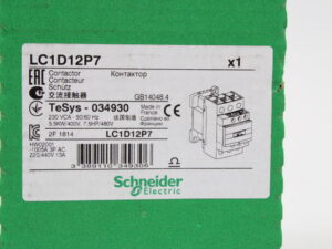 Schneider LC1D12P7 TeSys 034930 Schütz -OVP/sealed- -unused-