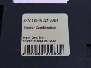SIEMENS 3RA1120-1GC24-0BB4 Starter Combination + SIEMENS 3RH1921-1HA31 -used-