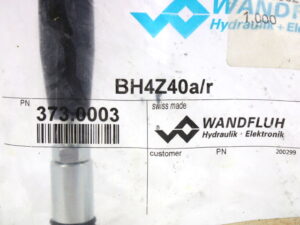 Wandfluh BH4Z40a/r 315bar Hydraulisches Handventil – sealed –