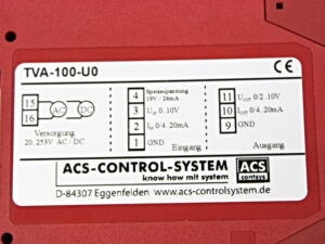 ACS-Control-System TVA-100-U0 Universal Trennverstärker – used –