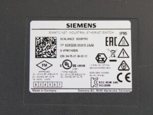 SIEMENS SCALANCE X208PRO 6GK5208-0HA10-2AA6 managed IE Switch -used-