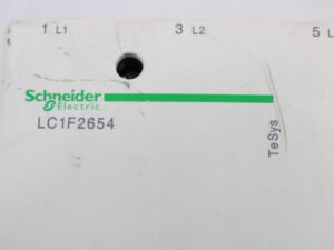Schneider Electric LC1F2654 TeSys Leistungsschütz 600V~ +LADN22  Max -used-