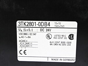 SIEMENS 3TK2801-0DB4 Sicherheitsrelais -OVP/used-