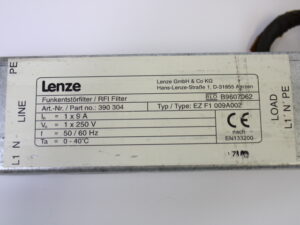 Lenze 1731 PROFIBUS-DP 2131 mit funkentstörfilter/RFI Filter EZ F1 009A002 -used-