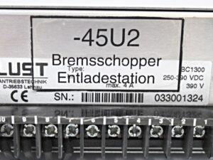 Lust BC1300 250-390 VDC Bremsschopper Entladestation -used-