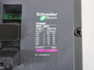 Schneider Leistungsschalter NSX100-160-250 F/N/H/NA + 1   Klemmenschild -used-