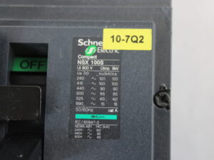 Schneider Electric Compact NSX 100S P110250705 -used-