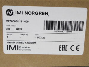 IMI Norgren VP5006BJ111H00 Druckregelventil -unused/OVP-