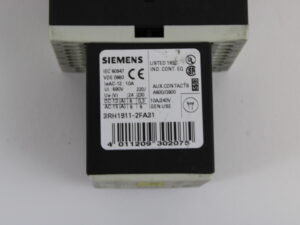 SIEMENS 3ZX1012-ORH11-1AA1 Leistungsschutz + 3RH1911-2FA31 Hilfsschalterblock -used-