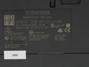 SIEMENS 6ES7318-3FL01-0AB0 FS:10 Simatic S7- used –