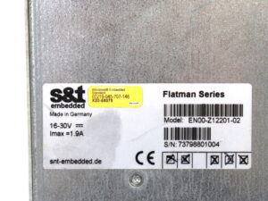 s&t embedded EN00-Z12201-02 Flatman Series Panel PC – used –