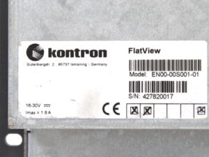kontron EN00-00S001-01 FlatView Panel PC – used –