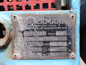 Feed pump Habermann RPL54/7,1 20,5kW Schlammpumpe + ABB QU 180 M4 A K Motor  – used –