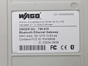 WAGO 758-915 – Ethernet Gateway