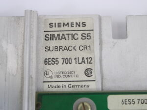 SIEMENS Simatic S5 Subrack CR1 6ES5700-1LA12 -used-